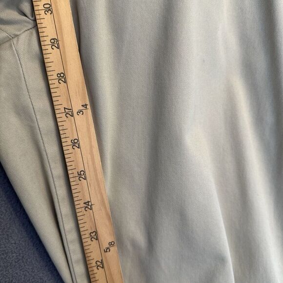 Peter Millar Raleigh Washed Twill Pants Pima Cotton Mens Size 40 Khaki Beige - Picture 9 of 10